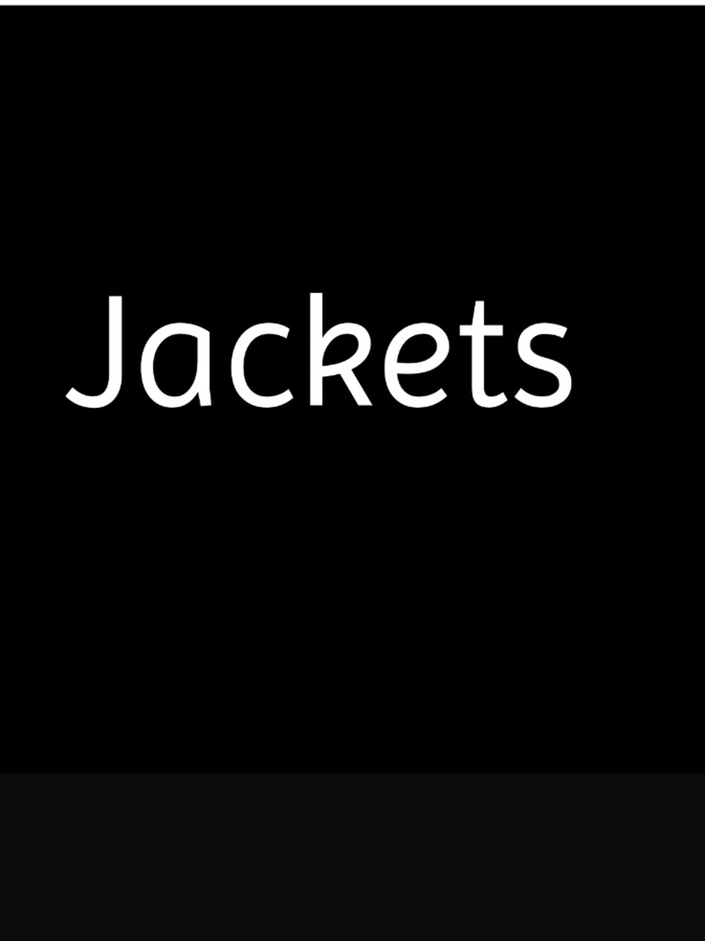 Jackets and coats